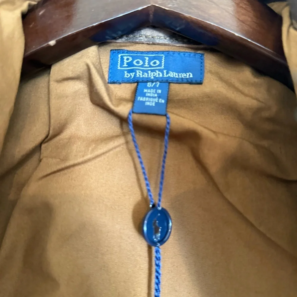 NWT Polo Ralph Lauren Cow Leather Flight Jacket Boys - Picture 4 of 11